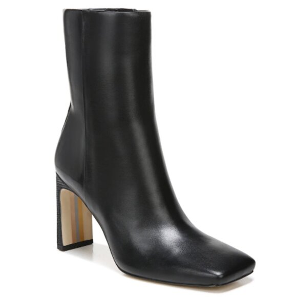 Sam Edelman Anika Black Leather booties sz 9 - Picture 2 of 13